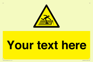 Custom Figure on Roof Sign